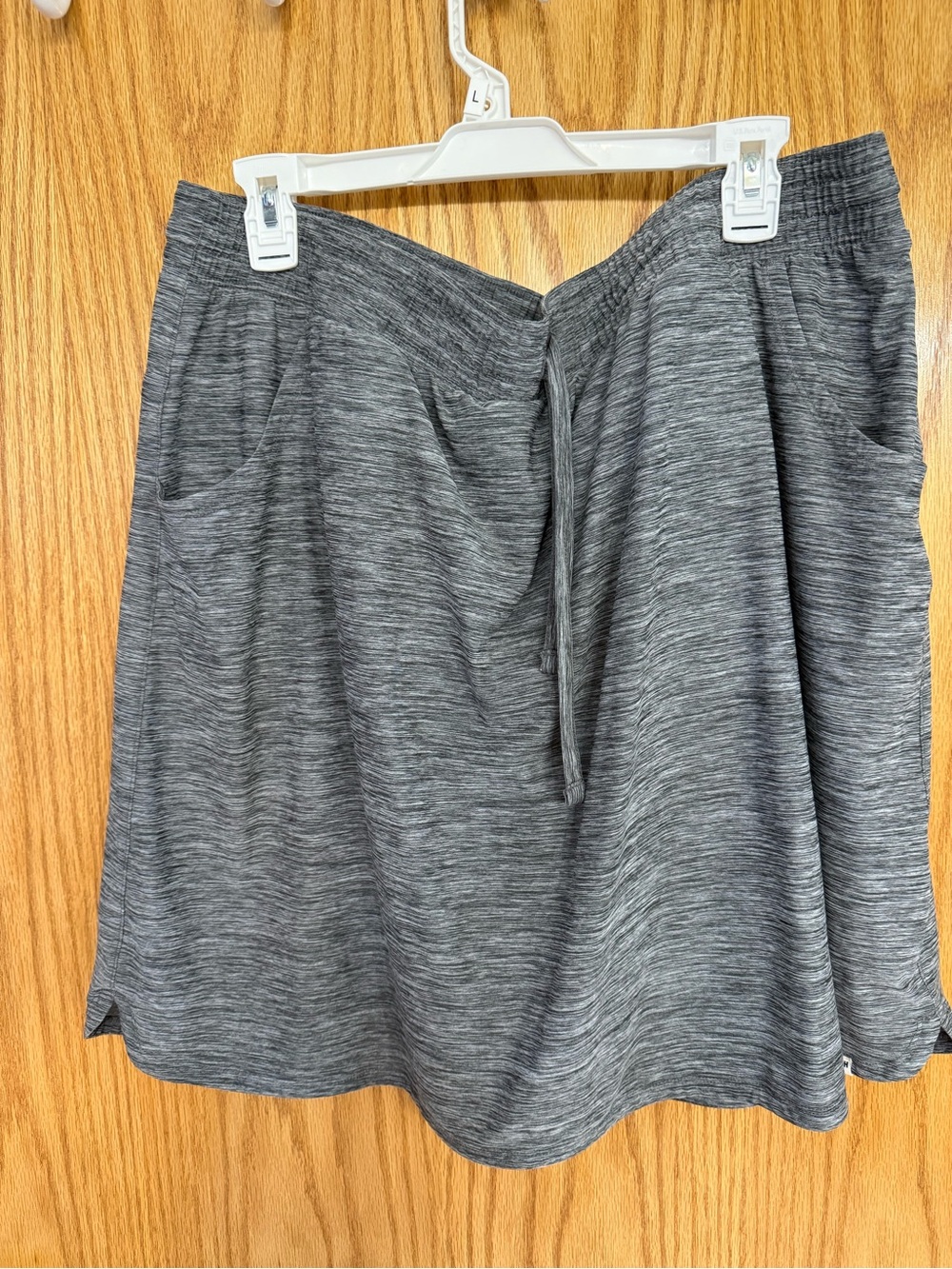 Duluth Trading Women's Gray Drawstring Casual Shorts